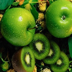 Jigsaw puzzle: Apples and Kiwi