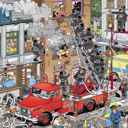 Jigsaw puzzle: Help, we are on fire!