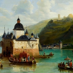 Jigsaw puzzle: Castle on the lake