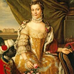 Jigsaw puzzle: Charlotte of Mecklenburg-Strelitz, Queen of Great Britain