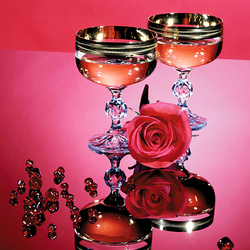 Jigsaw puzzle: Champagne and rose