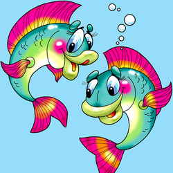 Jigsaw puzzle: Funny fish
