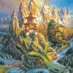 Jigsaw puzzle: Dragon Mountain