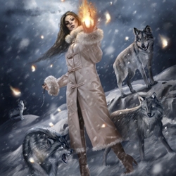 Jigsaw puzzle: Snow and flames