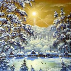 Jigsaw puzzle: Country winter