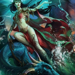 Jigsaw puzzle: Goddess of water