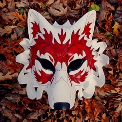 Jigsaw puzzle: Wolf mask