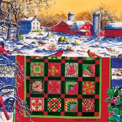 Jigsaw puzzle: Patchwork quilt
