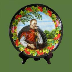 Jigsaw puzzle: Petrikov painting on plates