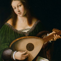Jigsaw puzzle: Lute player