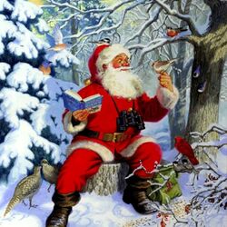 Jigsaw puzzle: Santa in the forest