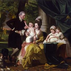 Jigsaw puzzle: Sir William Peperell and his family