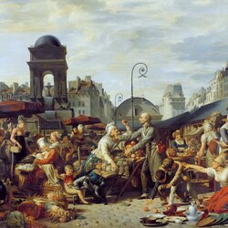 Jigsaw puzzle: Market of the Innocents (on the site of the old cemetery of the innocent)