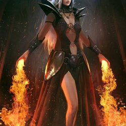 Jigsaw puzzle: Fire mage