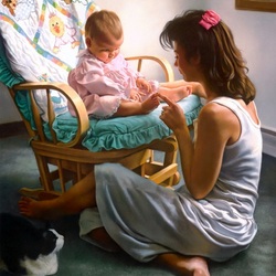 Jigsaw puzzle: Mother and child