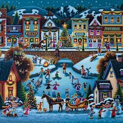 Jigsaw puzzle: Christmas festivities