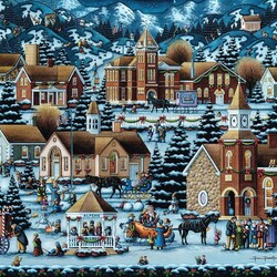 Jigsaw puzzle: Christmas in Alpine