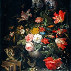 Jigsaw puzzle: Discarded bouquet