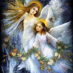 Jigsaw puzzle: Christmas angels