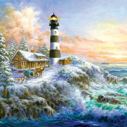 Jigsaw puzzle: To the lighthouse