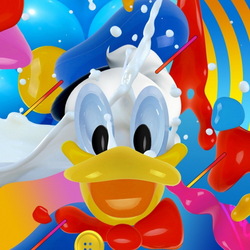 Jigsaw puzzle: Colorful Donald