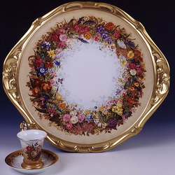 Jigsaw puzzle: Painting on porcelain