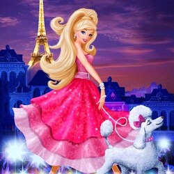 Jigsaw puzzle: Barbie in paris