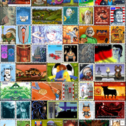 Jigsaw puzzle: Stamps