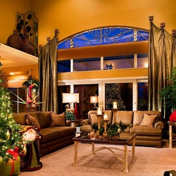 Jigsaw puzzle: Decorated living room