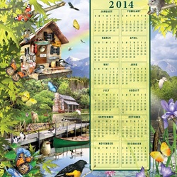 Jigsaw puzzle: Summer calendar