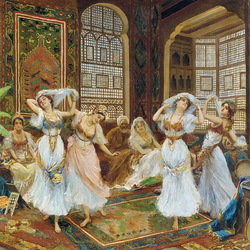 Jigsaw puzzle: Dance in the harem