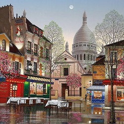 Jigsaw puzzle: April in Paris