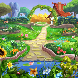 Jigsaw puzzle: Garden