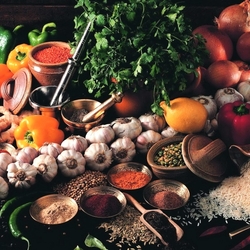 Jigsaw puzzle: Vegetables and spices