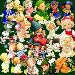 Jigsaw puzzle: Puppet collage