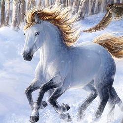 Jigsaw puzzle: Who is faster, Sleipnir or the hawk?