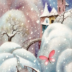 Jigsaw puzzle: It's snowing