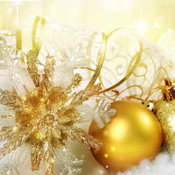 Jigsaw puzzle: Christmas gold