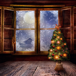 Jigsaw puzzle: Lonely Christmas tree