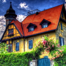 Jigsaw puzzle: House with a red roof