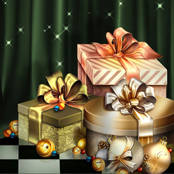 Jigsaw puzzle: Gifts behind the curtain