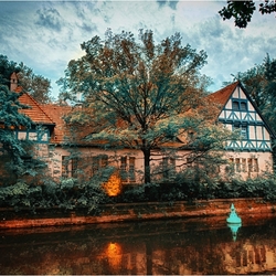 Jigsaw puzzle: House by the river, Berlin
