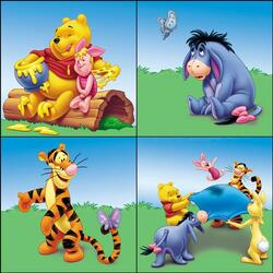 Jigsaw puzzle: Winnie the Pooh and all all all ...