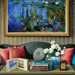 Jigsaw puzzle: Paintings within pictures / Water lilies
