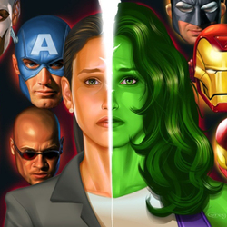 Jigsaw puzzle: She-Hulk