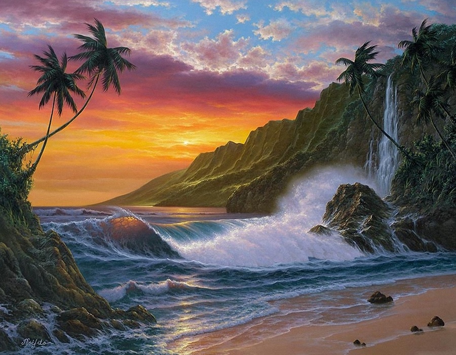 Jigsaw puzzle «Surf» - solve jigsaw puzzles online | PuzzleIt