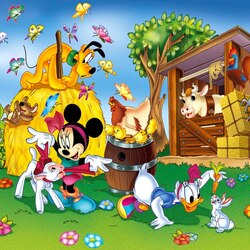 Jigsaw puzzle: Minnie's farm