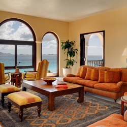 Jigsaw puzzle: Living room with sea view