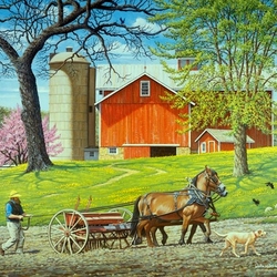 Jigsaw puzzle: Spring works