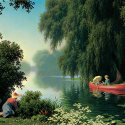 Jigsaw puzzle: Date at the pond